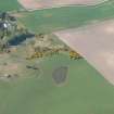 Oblique aerial view of field near Mulcaich Farm, Alcaig, Conon Bridge on the Black Isle, looking N.