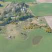 Oblique aerial view of field near Mulcaich Farm, Alcaig, Conon Bridge on the Black Isle, looking N.