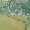 Aerial view of Balloch, outskirts of Inverness, looking S.