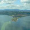 Aerial view of Chanonry Point and the Moray Firth, looking NW.