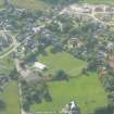 Aerial view of Kirkhill Village Centre, near Beauly, looking S.