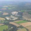 Aerial view of Lovat Bridge and Balblair Quarry, near Beauly, looking SW.