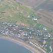 An oblique aerial view of Portmahomack, Tarbat Peninsula, looking SSE.