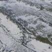 Aerial view of Heights of Brae hut circle, near Dingwall, Easter Ross, looking NE.