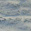 Aerial view of Strath Sgitheach hut circle settlement detail, near Dingwall, Easter Ross, looking S.