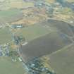 Aerial view of Rhicullen, near Alness, WW1 practice trenches, near Dingwall, Easter Ross, looking SE.