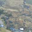 Aerial view of WW1 practice trenches, Rhicullen near Invergordon, Easter Ross, looking NW.