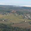Aerial view of Croy, E of Inverness, looking S.
