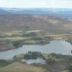 Aerial view of Loch Alvie, Spey Valley, looking N.