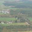 Oblique aerial view of Croy Free Church, and Croy, E of Inverness, looking NE.