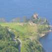 Aerial view of Castle Urquhart, Loch Ness, looking NE.