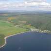 Aerial view of Dores, Loch Ness, looking NE.