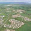 Aerial view of housing development around Culduthel Mains Roundabout, Inverness, looking E.
