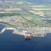 Aerial view of south-west section of Invergordon, looking N.