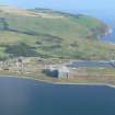 Aerial view of Nigg Fabrication Yard, Tarbat peninsula, looking E.