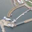 Aerial view of Cromarty Harbour, looking N.
