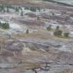 Aerial view of Strath Sgitheach N side, near Strathpeffer, looking NE.