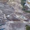 Aerial view of Strath Sgitheach N side, near Strathpeffer, looking NE.