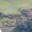 Aerial view of Mulchaich Chambered Cairn and settlement, Black Isle, looking NE.