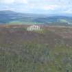 Aerial view of Fyrish Monument near Alness, Easter Ross, looking N.
