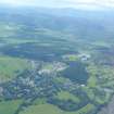 Aerial view of Strathpeffer, Easter Ross, looking SW.