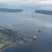 Aerial view of Invergordon and the Cromarty Firth, looking E.