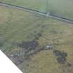 Aerial view of hut circle settlement at Ballachar, Stratherrick, looking S.