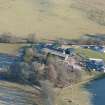 Aerial view of Abersky Farm near Dores, Inverness-shire, looking N.