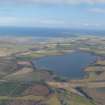 Aerial view of Loch Eye, Tarbat Ness, looking NE.