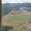 Aerial view of Glider airstrip, Blackmill, Lagganlia, Glen Feshie, looking SW.