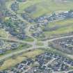 Aerial view of Wade's Roundabout on the Southern Distributor Road, Inverness, looking S.