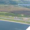 Aerial view over Oban Airfield (North Connel), looking SSE.