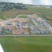 Aerial view of new housing development, Fortrose, Black Isle, looking SW.