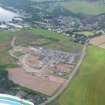 Aerial view of new housing development, Fortrose, Black Isle, looking NW.