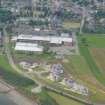 Aerial view of Fortrose Academy, Black Isle, looking N .