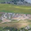 Aerial view of new housing development, Fortrose, Black Isle, looking E.