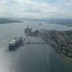 Aerial view of Invergordon and the Cromarty Firth, looking SW.