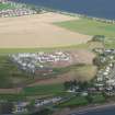 Aerial view of modern housing, Chanonry Point, Fortrose, Black Isle, looking NE.