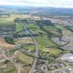 Aerial view of A9 at Inshes, Inverness, looking S.