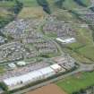 Near aerial view of Inshes Retail Park, Inverness, looking SE.