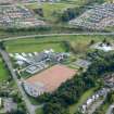 Near aerial view of Inverness Royal Academy, Inverness, looking SSW.