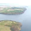 Near aerial view of the North and South Sutor, Cromarty Firth, looking NW.