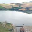 Aerial view of eastern end of the Cromarty Firth, looking S.
