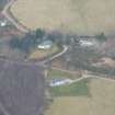 Aerial view of Balnaban modern settlement, Glenurquhart, W of Drumnadrochit, looking N.