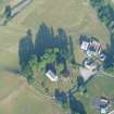 Aerial view of Tom na Croisgte Church and Burial Ground, Kiltarlity, W of Inverness, looking ESE.