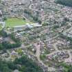Aerial view of Lochardil Hotel and Primary School, Inverness, looking SSE.