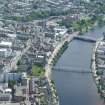 Aerial view of central Inverness, looking SE.