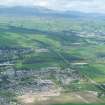 Aerial view of Conon Bridge, Easter Ross, looking NW.