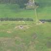 Aerial view of WW2 Coastal Battery at North Sutor, Cromarty Firth, looking NW.