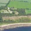 Aerial view of Geanies House and Gardens, Tarbat Ness, Easter Ross, looking NW.